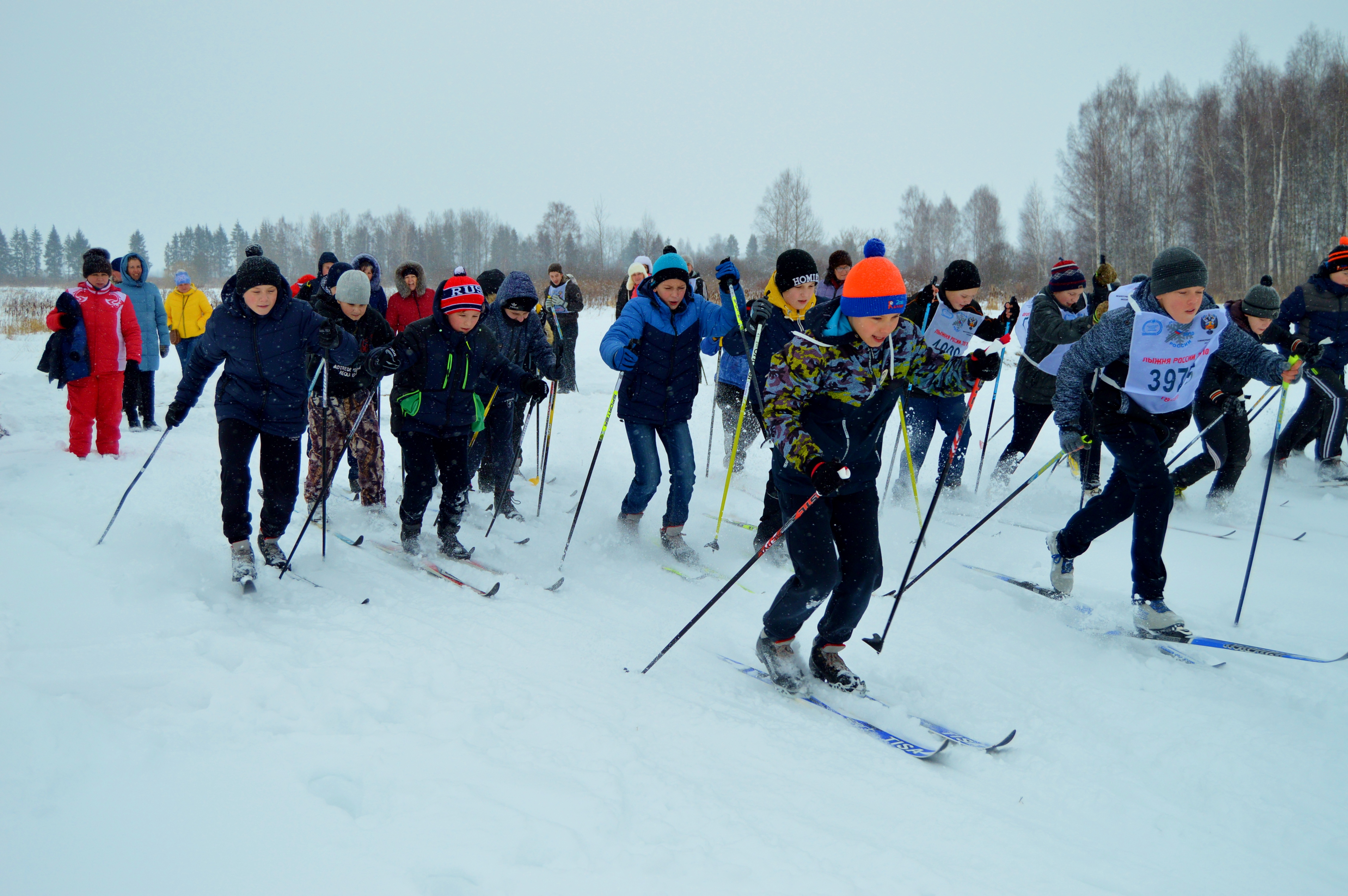 Районный этап Всероссийской массовой лыжной гонки «Лыжня России -2018»